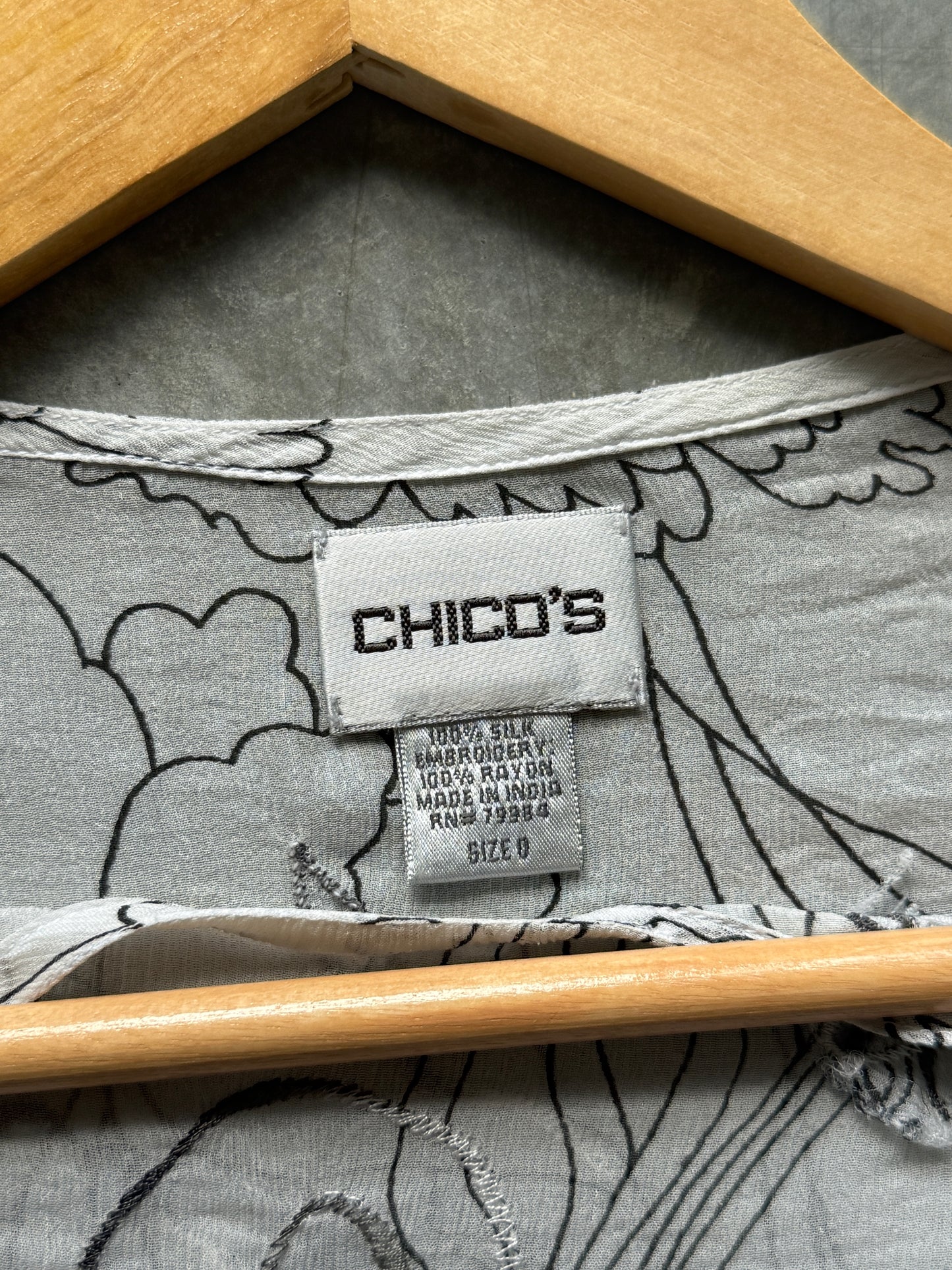 Chico’s 100% Silk Top - S