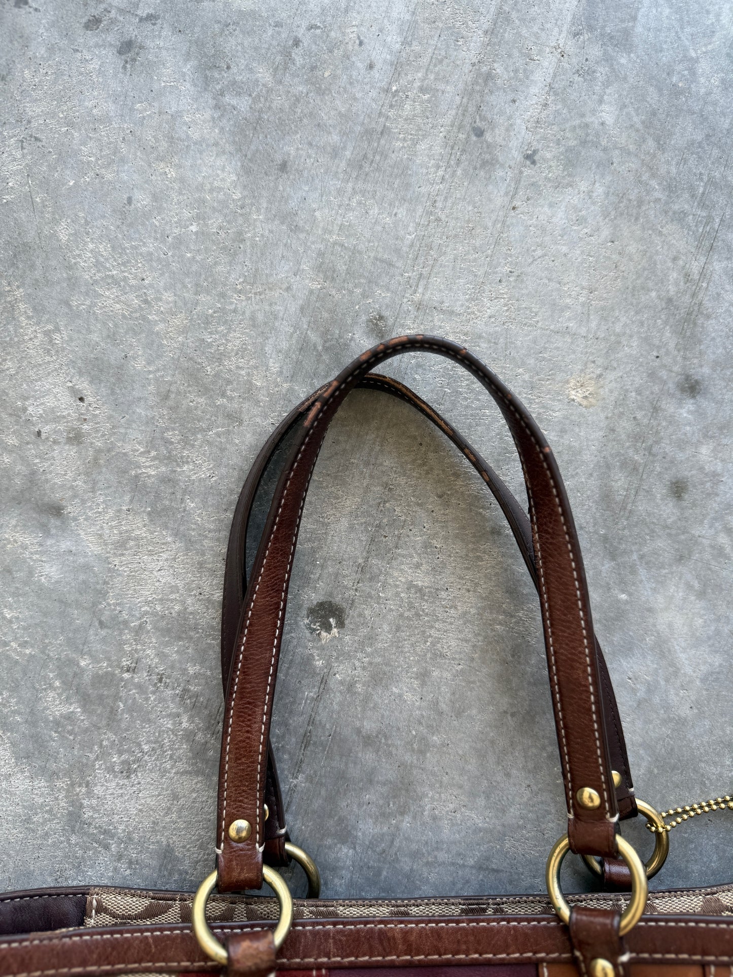 Coach Holiday Patchwork Gallery Tote
