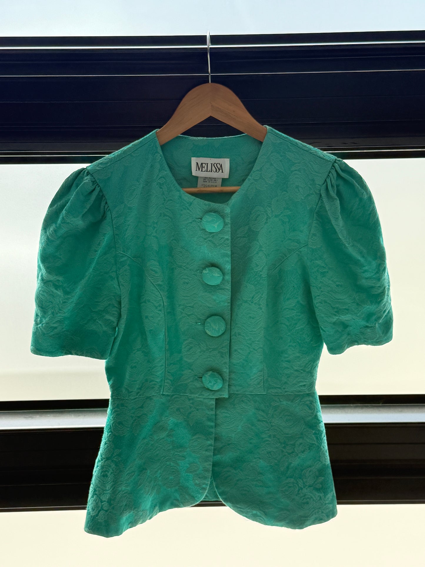 MELISSA Big Button Blouse - S