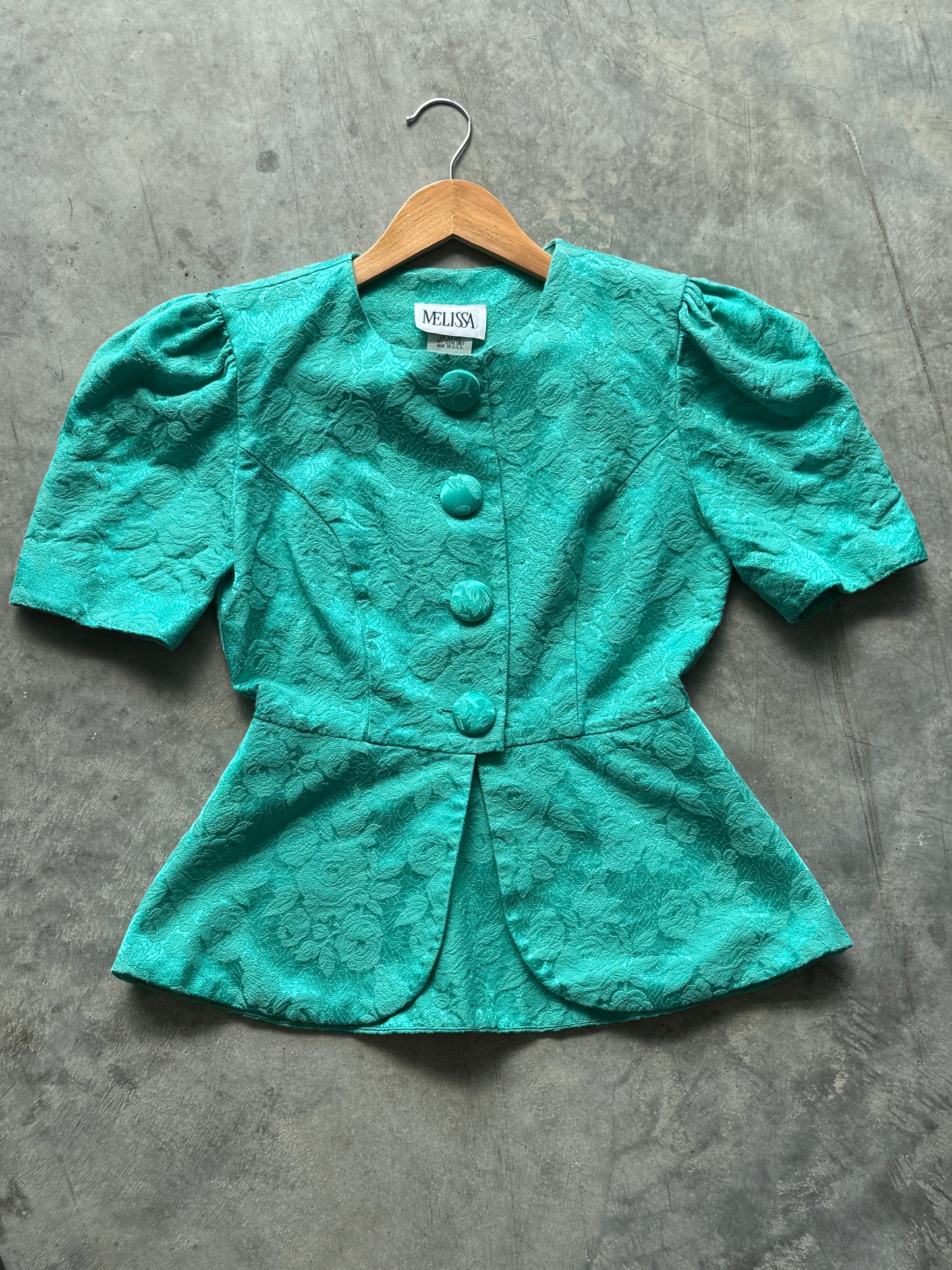 MELISSA Big Button Blouse - S