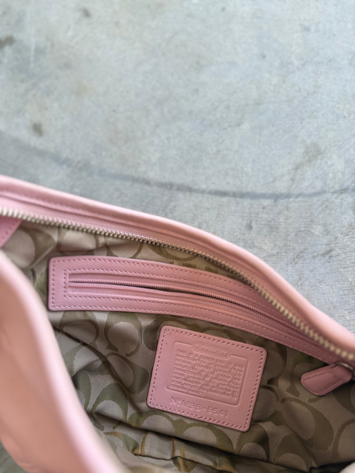 Coach Signature Sufflette Leather Handbag