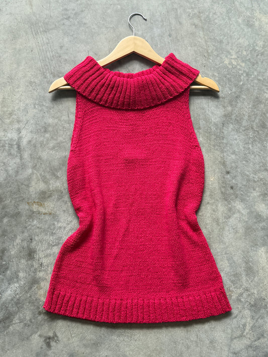 CHICO’S Knit VTG Turtle Neck Top - M
