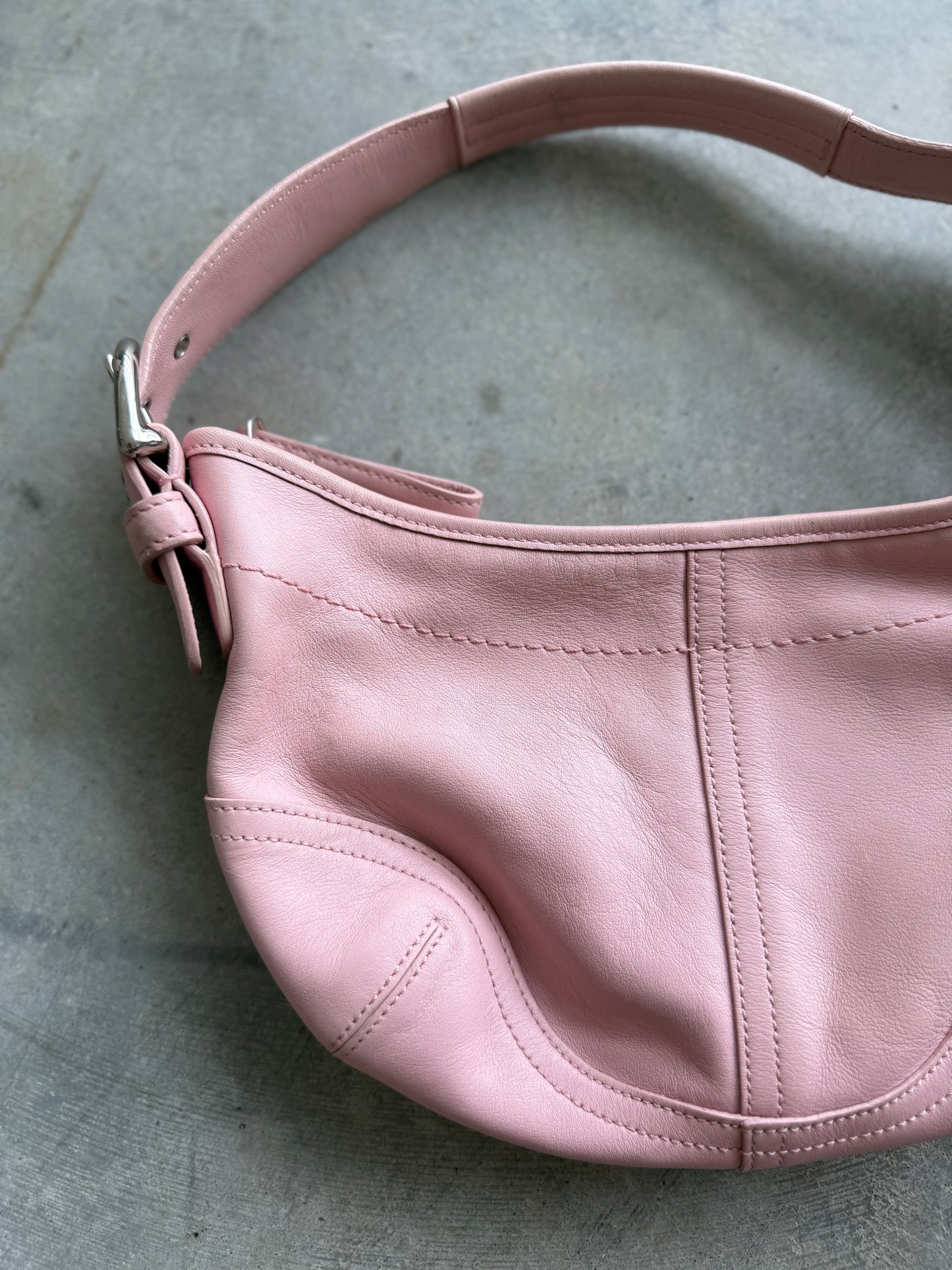 Coach Signature Sufflette Leather Handbag