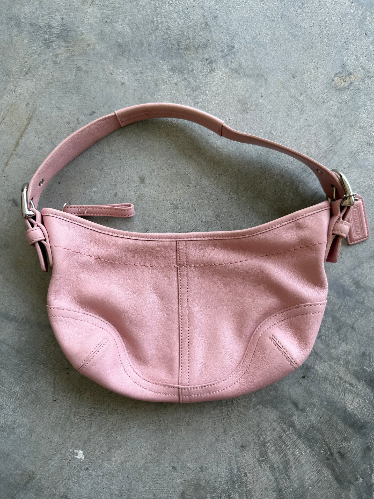 Coach Signature Sufflette Leather Handbag