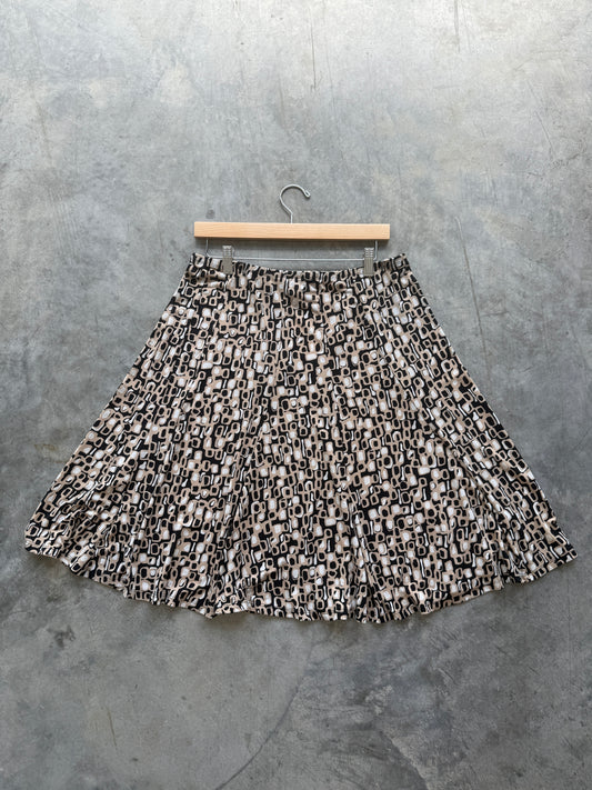 Axcess Pattern Midi Skirt - M