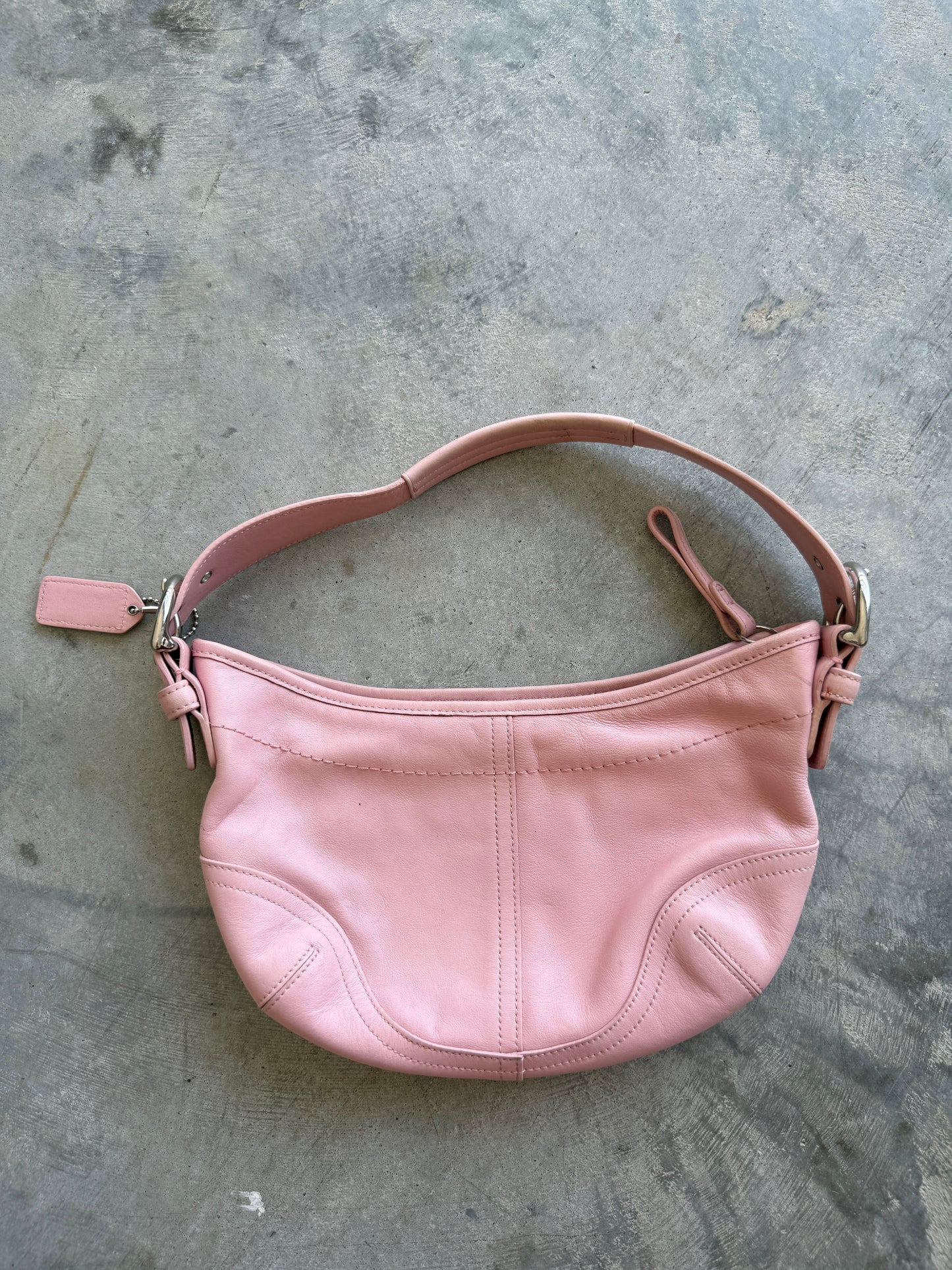 Coach Signature Sufflette Leather Handbag