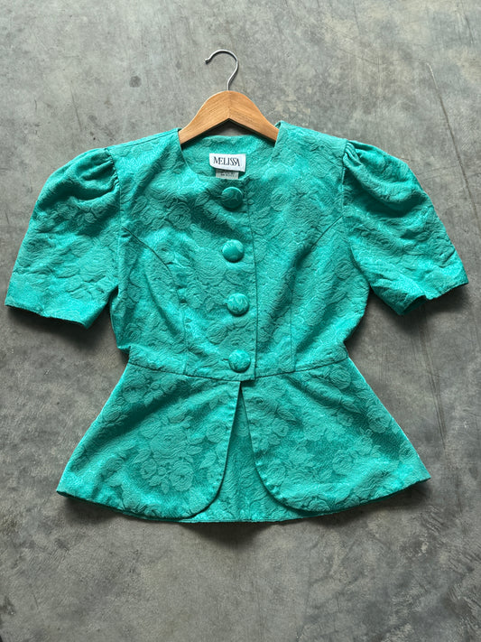 MELISSA Big Button Blouse - S